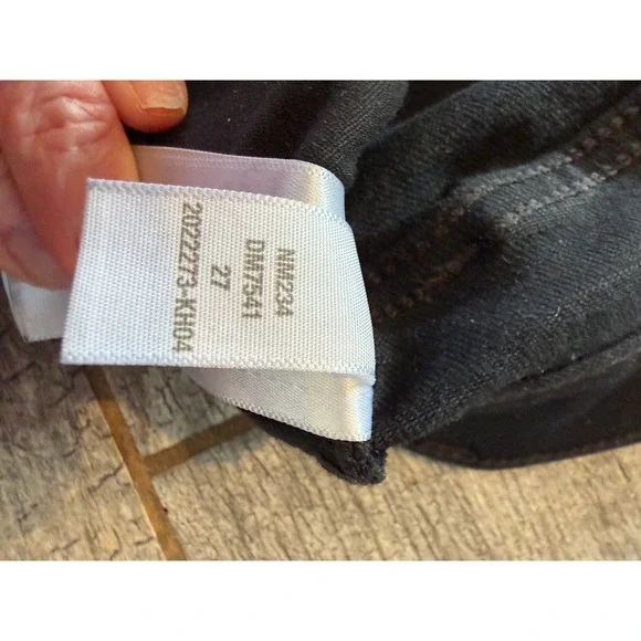 Madewell Perfect Vintage Wide Leg Jean 27 Black DM7541 High Rise Denim Womens - Picture 10 of 14